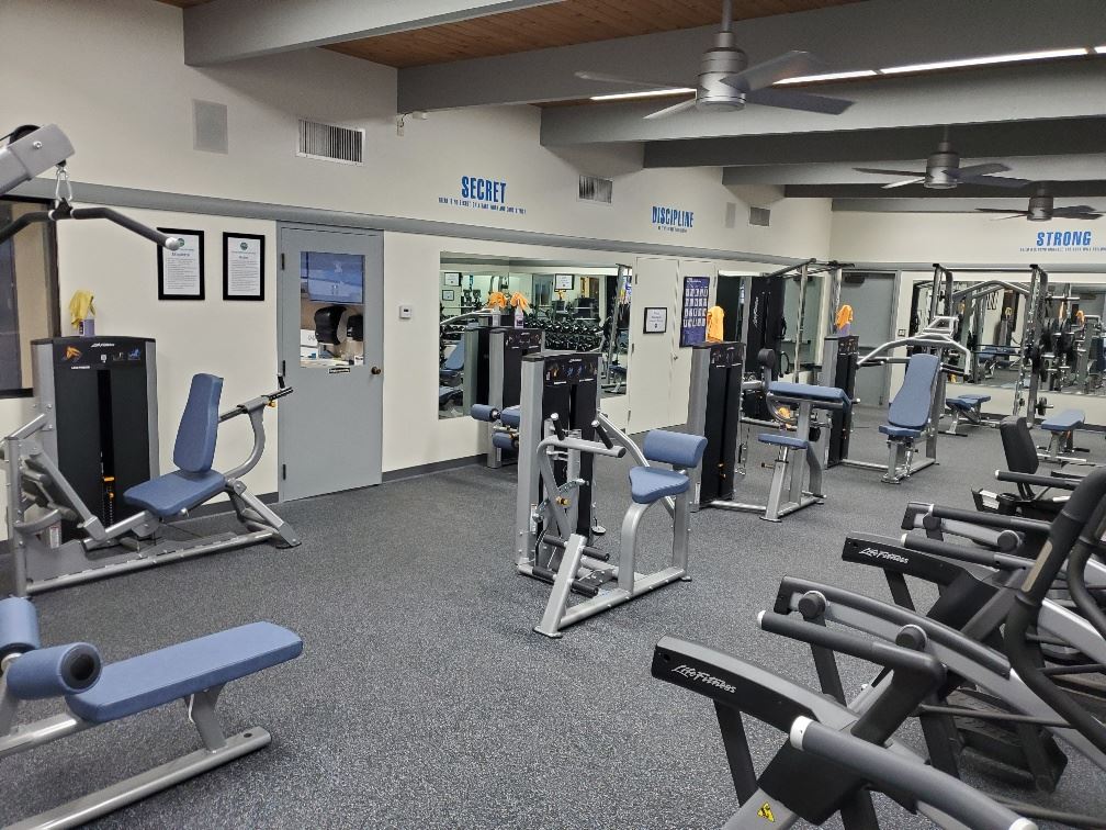 Treadmills and leg machines